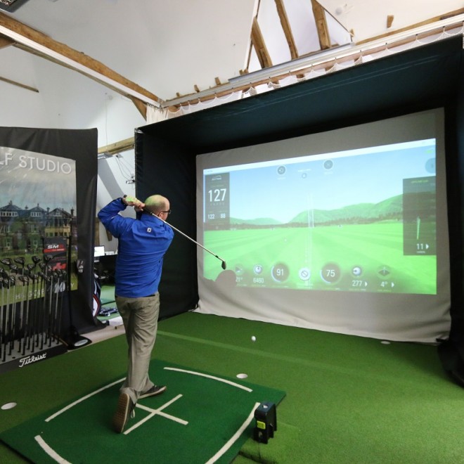 SkyTrak & Home Golf Simulator Enclosure | Golf Swing Systems