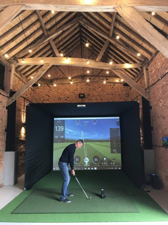 Best Home Golf Simulator Enclosure | Golf Simulator | Golf Swing Systems UK