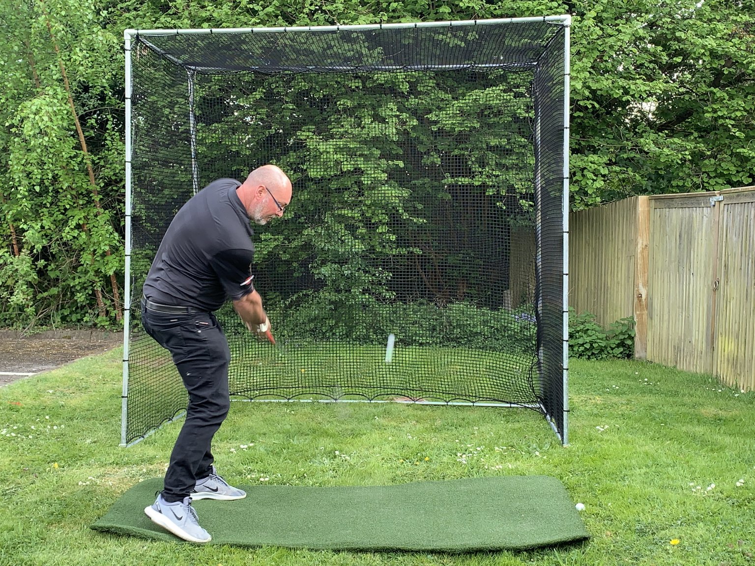 Home Practice Golf Net 2.5M High X 2.5M Wide X 1.4M Deep Golf Swing